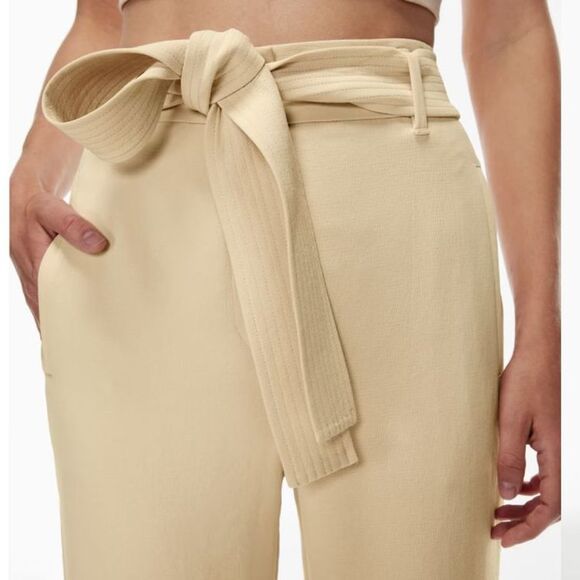 New Aritzia Wilfred Tie-Front Pant Size 12 - Picture 4 of 14